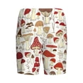 thumbnail image 4 of Picia Cartoon Mushrooms Pajama Shorts for Men, Men's Pajama Bottoms, Sleepwear,Short Pajama Pants-4X-Large, 4 of 9