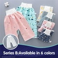 thumbnail image 4 of Baby Potty Training Pants,Waterproof Diaper Pants, Washable Diaper for Boys and Girls, 0-4Y or 4-12Y Night Leak Proof Baby Training Pants, 4 of 7