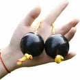 thumbnail image 6 of RUIG Aslatua Shakers, Kashaka Musical Percussion Instrument African Asalato Shaker Rhythmic Balls,Double Gourd, Easy to Play for Adults and Teenagers at Parties, Shows(1 Pair), 6 of 8