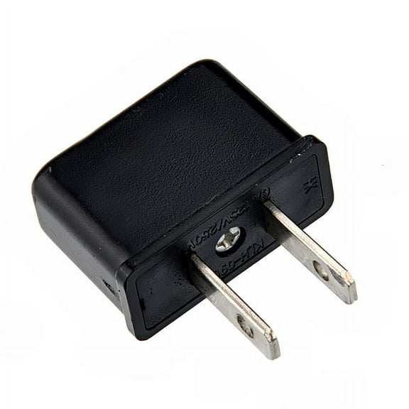 GOOHOCHY Shaped 6A 125V/250V AU/ to US Mini Converter Adapter (Black)