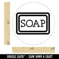 thumbnail image 2 of Bar of Soap Clean Wash Icon Rubber Stamp for Scrapbooking Crafting Stamping - Mini 1/2 Inch, 2 of 7