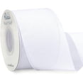 thumbnail image 2 of Ribbli Cinta con alambre de lino blanco, 2-1/2 pulgadas x continua 10 yardas, cinta con alambre de arpillera blanca, cinta rústica para coronas, manualidades de lazo grande, envoltura de regalos, deco, 2 of 2
