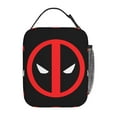 thumbnail image 3 of Deadpool And Wolverine Lunch Bag Portable Insulated Lunch Box Large Capacity Tote Bag Zipper Net Pocket 10 x 8 x 4 Inch., 3 of 3