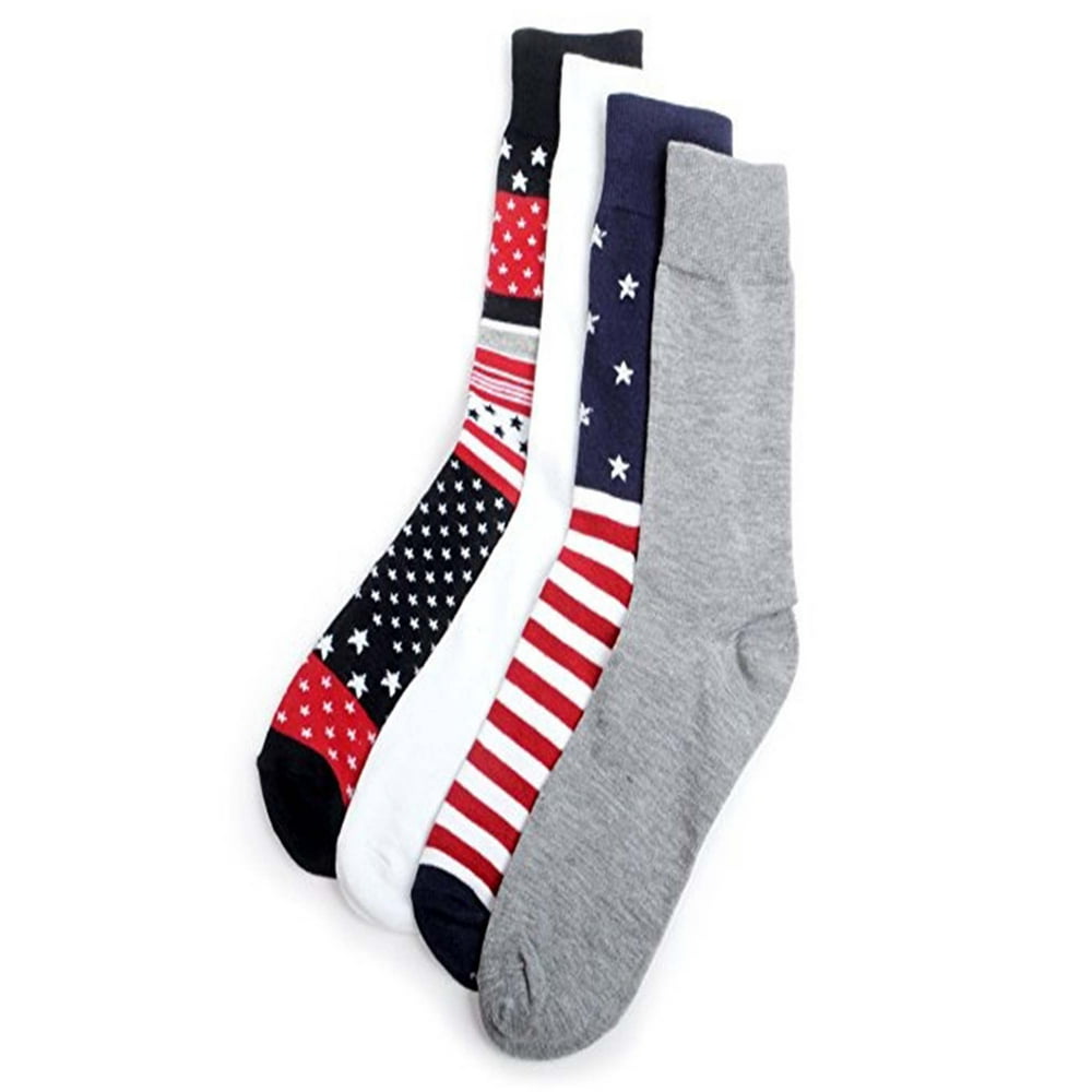 Boxed Gifts - Men’s Novelty and Solid Woven Crew Socks Set - Walmart ...