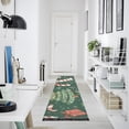 thumbnail image 4 of Yayeee Runner Rug for Bedroom 2'x6' Machine Washable Hallway Non Slip Mat, Brown Christmas Gingerbread, 4 of 8