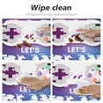 thumbnail image 6 of Lets Play Game Controller Round Fitted Tablecloth Elastic Edged Table Cloth Waterproof Table Cover 48in, 6 of 7