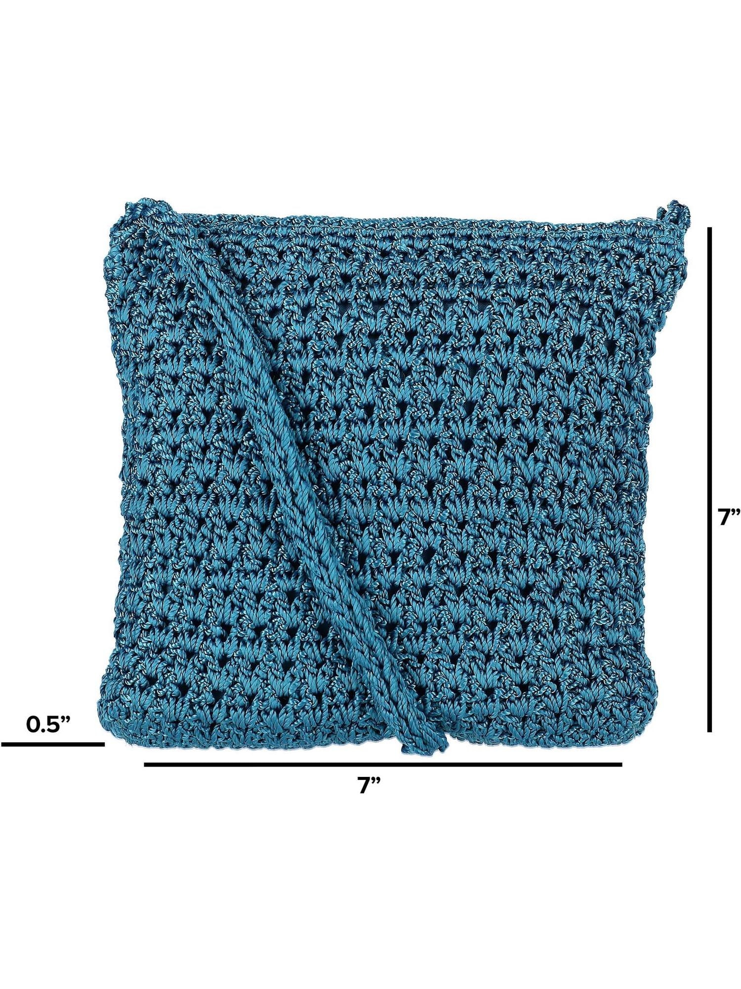 Cute White Crochet Small Handbag Crossbody Purse Crochet Shoulder Bag for  Girl Cute Crochet Purses