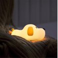thumbnail image 1 of Luz nocturna para bebés y niños, linda lámpara para perros, luz nocturna para bebés y niños, ABS + silicona, recargable, brillo LED, control táctil ajustable Xemadio GX-073, 1 of 5