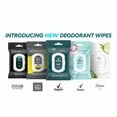 thumbnail image 2 of Dove Men+Care On-The-Go Deodorant Wipes Active + Fresh 25ct, 2 of 7