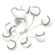 thumbnail image 3 of Guirnalda de luces LED con microbolas de cobre y alambre de arroz, 10 unidades, color blanco cálido, ideal como regalo de Navidad. 3m, 3 of 9