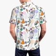thumbnail image 2 of Polo Shirts for Men, Bohemian Cute Parrot Flower Cuteness Casual Mens Polo Shirts Short Sleeve Button Down Classic Mens Golf Polo Shirts, 2 of 7