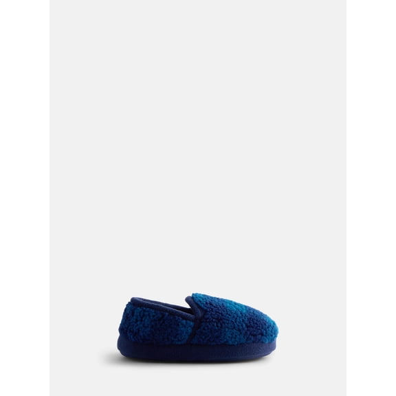 Wonder Nation Toddler Boys Plaid Slippers