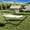 Off white, variant on COZONY Gray 2 Person Hammock w/ Heavy Duty Stand, 500LB Capacity Cotton Rope Hammock & Quilted Comfort Pad