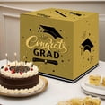 thumbnail image 5 of 2025 Graduation Card Box - Foldable Congrats Grad Card Holder & Money Gift Box for Graduation Party Decorations - Class of 2025 Graduation Party Supplies for Cards & Favors, 5 of 5