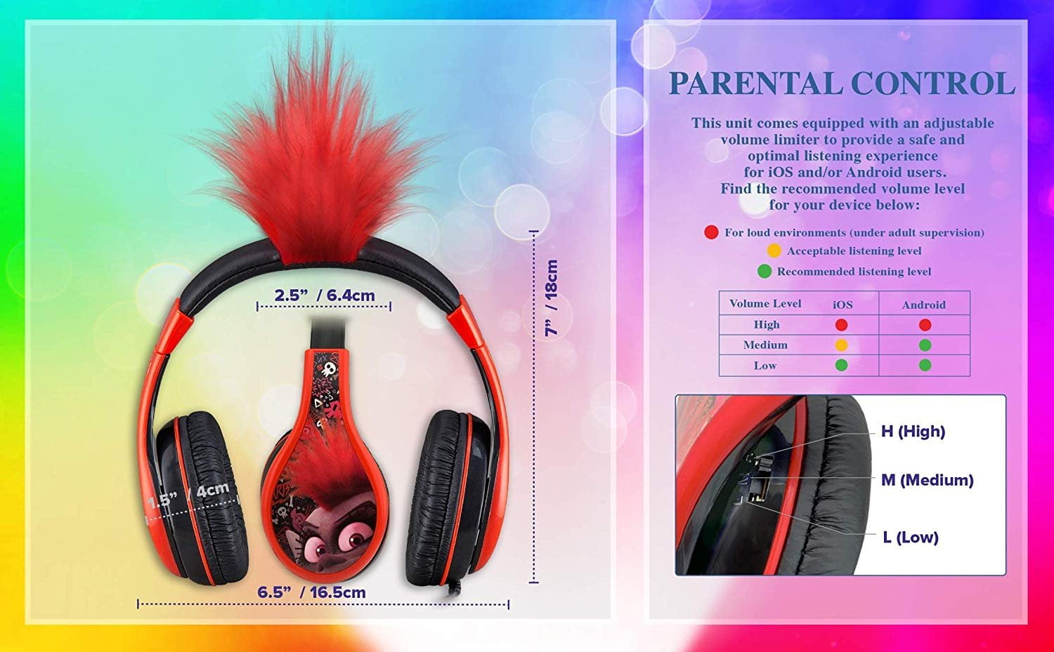 Trolls glow in the best sale dark headphones