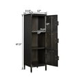 thumbnail image 4 of Fesbos Metal Locker Cabinet, Industrial Storage Locker with Lockable Doors, 3 Tier Shelves Metal Lockers for Home Office, Kids, Dormitory and Bedroom, 4 of 9