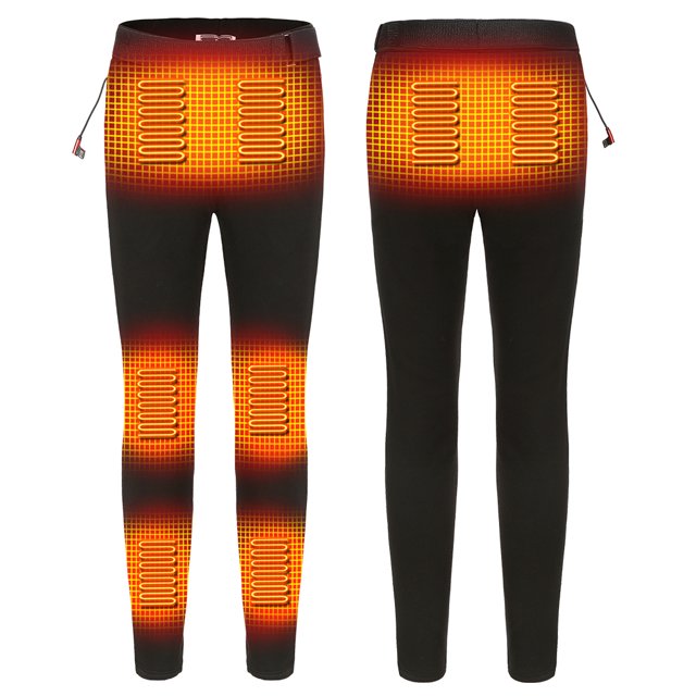 Pantalones calefactores cálidos Pantalones térmicos para hombre, lavables, 8 zonas calefactadas, para pesca, senderismo, camping