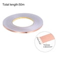 thumbnail image 2 of Uxcell Molding Trim Gap Sealing Tape 0.2" x 164ft Self Adhesive Home Decorative Trim Brushed Rose Gold Tone, 2 of 5
