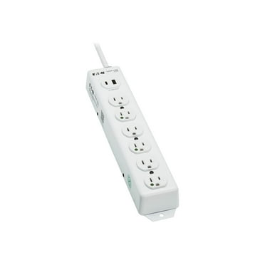 Tripp Lite Safe-IT UL 1363 6-Outlet Medical-Grade Power Strip, 15 ft. Cord