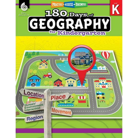 Pre-Owned 180 Days(tm) Geography for Kindergarten: Practice, Assess, Diagnose (Paperback) by Jessica Hathaway