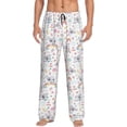 thumbnail image 2 of Lsque Cute Koala Print Men's Pajama Pants, Lounge Pant - Comfortable Home Wear,Elastic Waistband, Stylish Design-Large, 2 of 9