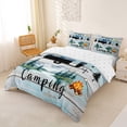 thumbnail image 2 of Catabedysis Watercolor Camping Bedding,Camper Fishing Print Duvet Cover Full For Boys,Multicolor,Reversible,3-Piece,1 Duvet Cover and 2 Pillowcases, 2 of 6