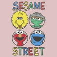 thumbnail image 2 of Junior's Sesame Street Four Circle Grid Sweatshirt, 2 of 3