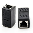 thumbnail image 2 of 2pcs Adaptador de conector de red LAN Extensor acoplador Convertidor de extensión de cable Ethernet RJ45, 2 of 7