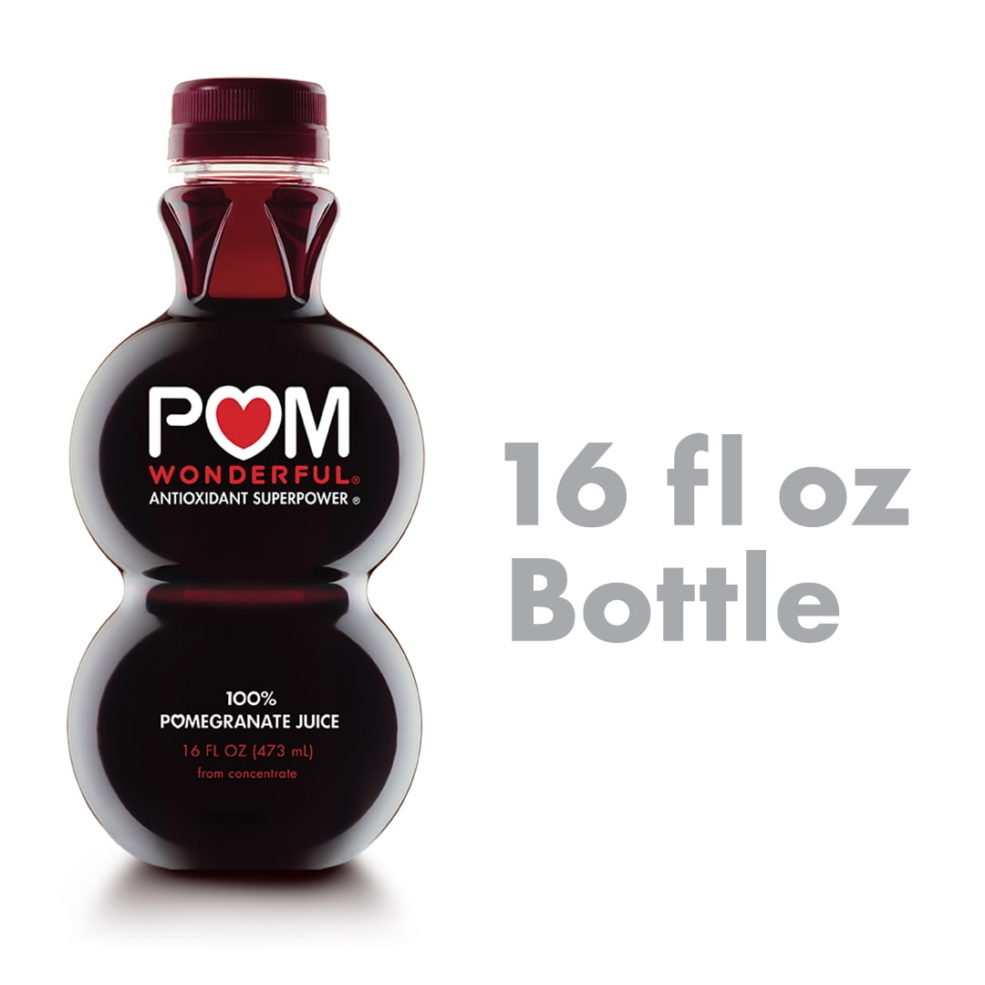 POM 100% Pomegranate Juice, 16 Ounce - Walmart.com
