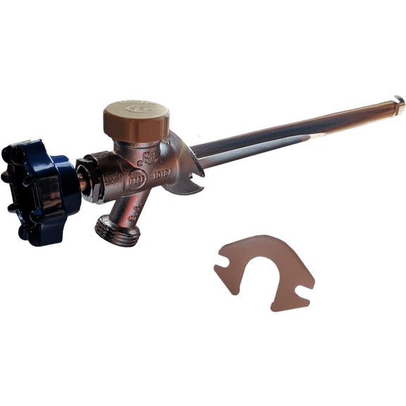 1 Pc XFITTING Anti-Siphon Frost Free Sillcock 10" Long, 1/2" Male NPT x 3/4" GHT Valves, 10-2-1=1XX