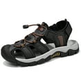 thumbnail image 4 of Men Summer Sport Sandals Athletic Beach Water Hiking Shoes Comfort Breathable Casual Non-slip Indoor Outdoor Sandal, 4 of 15