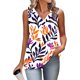 thumbnail image 5 of TaTaai Womens Fashion Sleeveless Tshirt V Neck Camisole Top Strap Design Printed Loose Fit Spring Summer Casual Wear Gift, 5 of 6