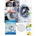 Washing Machine Effervescent Tablets Deep Clean, Descale, Deodorize, Compatible with Front