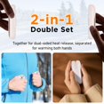thumbnail image 2 of Biwat Rechargeable Hand Warmers 2 Pack, 6000mAh, 20Hrs Long Lasting, 3 Heat Levels, Portable Electric Hand Warmers for Men Women, Ideal for Outdoor Activities, Hunting, Golf, Camping, Winter Gift, 2 of 4