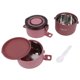 thumbnail image 4 of Thermal Lunch Box Thermal Lunch Box 2200ml Three Layer Detachable Compartment Design Portable 304 Stainless Steel Insulated Bento Box Red ANGGREK Otros, 4 of 8