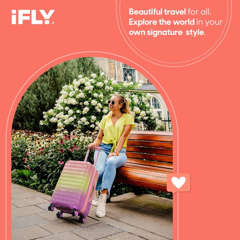iFLY Hardside Carry-on Luggage Fibertech 20 - Walmart.com