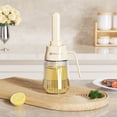 thumbnail image 1 of TIMIFIS Kitchen Cleaning Wipes Oil Brush High Temperature Counteractive Oil Brush with Bottle Kitchen Pancake Barbecue Baking Food Grade Integrated Glass Oil Brush Bottle Kitchen Gadgets, 1 of 8