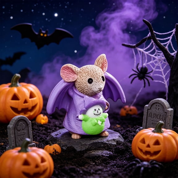 Ailezt Halloween Decor Whimsical Halloween Desktop Ornament: Cute Figurine For Seasonal Desk To Brighten Your Home Or