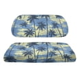 thumbnail image 2 of Pzuqiu Golf Cart Seat Cover Easy to Clean Polyester Cloth, Compatible with Outdoor Sports Golf Carts, for Ezgo Club Car Precedent,Tropical Coconut Tree Print, 2 of 9