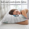 thumbnail image 5 of Summer Tropical Plants Pillow Covers, Linen Long Throw Pillow Case, Farmhouse Truck Cactus Wooden Holiday Pillow Protector Decorative Cushion Cover for Living Room/Bedroom 12" x 20", 5 of 8