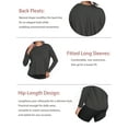 thumbnail image 3 of Cadmus Women's Quick Dry Long Sleeve Shirts Athletic Yoga Tops Casual Comfy Sun Protection Running Shirt, 3 of 8