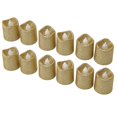 thumbnail image 5 of 12PCS Tealight Golden Warm Light Flameless Light Candle for Christmas Birthday Party, 5 of 12