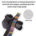 thumbnail image 4 of Woven Vintage Camera Strap for All DSLR Camera Embroidered Elegant Universal Neck & Shoulder Strap, Floral Pattern Strap for Men, 4 of 4