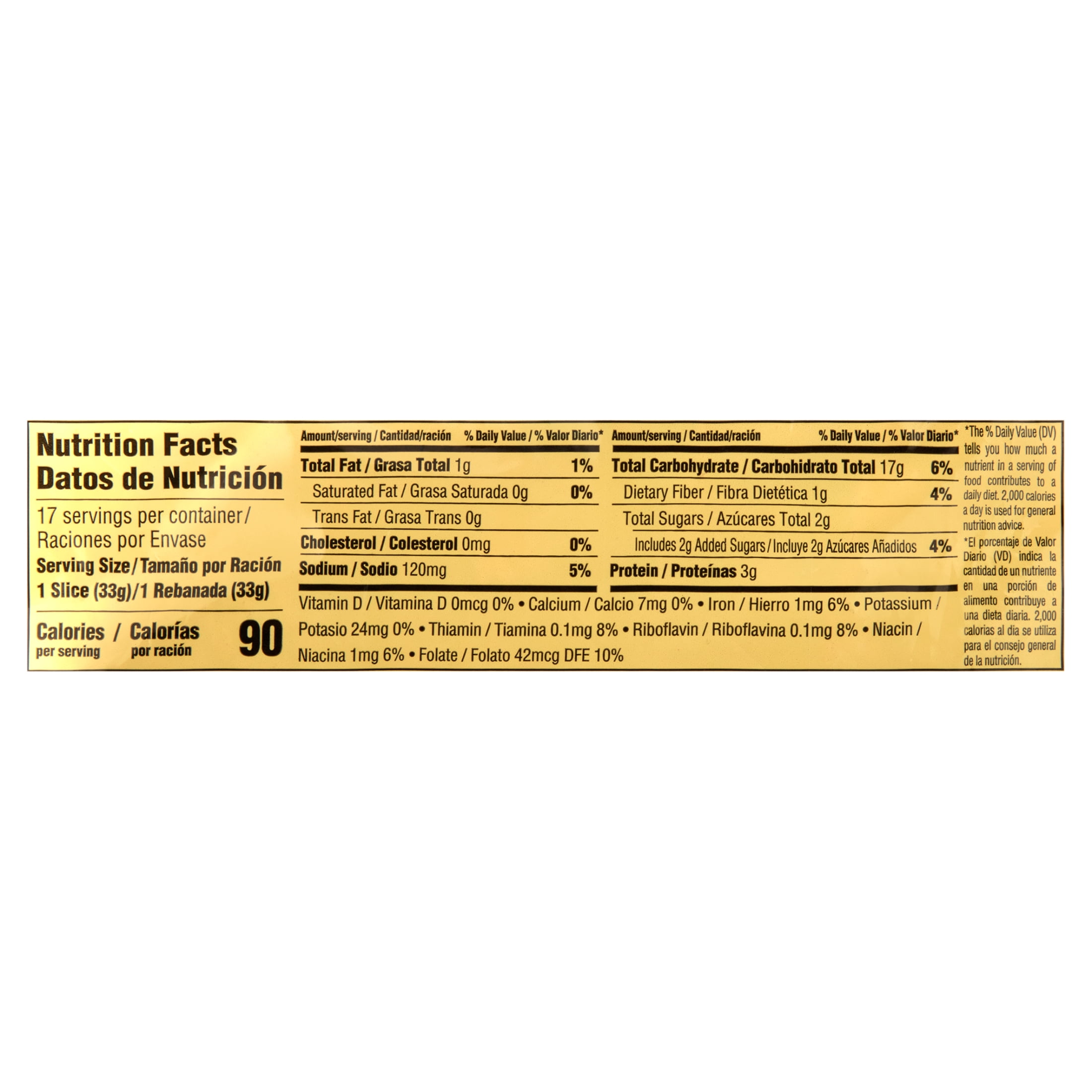 Country Hearth, Oatmeal Sandwich Bread Loaf, Sliced, 20 oz, Regular Size, Shelf Stable