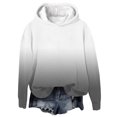 thumbnail image 4 of FAIWAD Women's Plus Size Gradient Hoodies Sweatshirts Long Sleeve Color Block Trendy Pullover Sweatshirts, 4 of 4