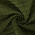 thumbnail image 6 of HOOMEUMY Mens Waffle Jacket Deals Fashion 2024 Trendy Classic Solid Coat Crew Neck Jacket Zipper Design Casual Workout Long Sleeve Clothes Green L, 6 of 6