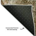 thumbnail image 3 of Addison Rugs Mayfield Washable Contemporary Watercolors Brown Rectangle Rug, 1'8" x 2'6", 3 of 5