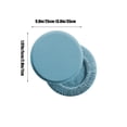 thumbnail image 3 of Kadlawus Elastic Round Stool Cover for Bar, Milk Silk Polyester Chair Cover, Waterproof Elastic Stool Slipcover for Lift Chair, Dining Chair, Kitchen Stool, 3 of 6