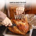 thumbnail image 4 of 18/8 Stainless Steel Meat Forks with Wooden Handle, Best Meat Claws for Shredding, Pulling, 4 of 4