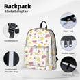 thumbnail image 4 of Goofa Tropical Fruit Printed Backpack,Laptop Backpack,Durable Anti-Theft Travel Work Backpack,Water-resistant Backpack, 4 of 9